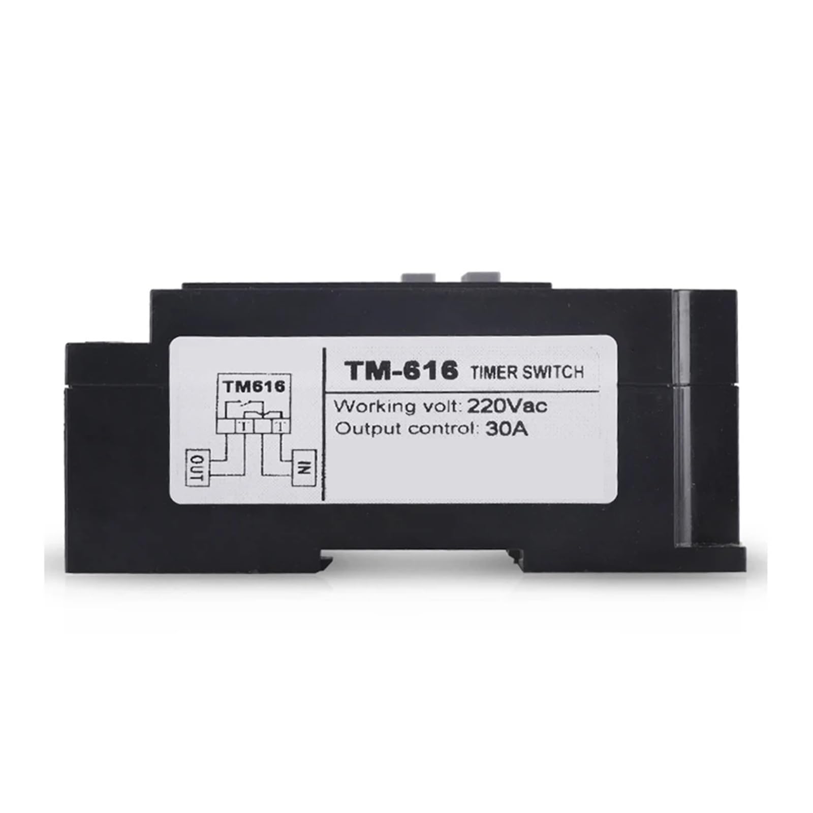 Temporizador Digital, relé Temporizador, 220 V CA, 30 A, 7 días, programable, Interruptor Temporizador Digital, Control de relé, Montaje en riel for Bricolaje