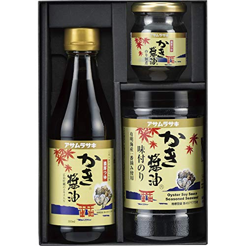 アサムラサキ 朝紫かき醤油のり佃煮セット