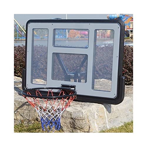 BBZY Aro de baloncesto desmontable resistente, pieza de repuesto de doble resorte de 45 cm, adecuada para tableros interiores y exteriores