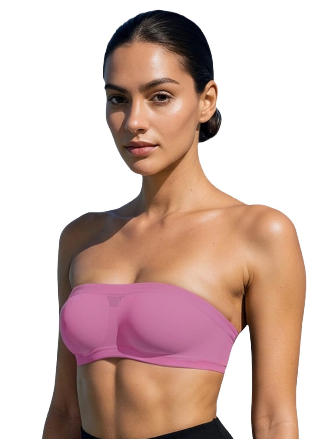 Women Pack of 1 Bandeau Full Coverage Strapless Bra-image-48