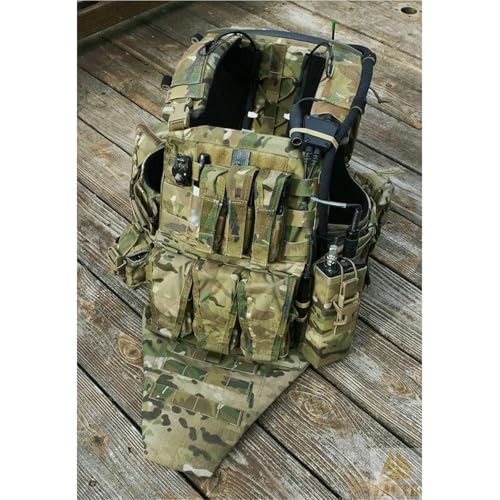 Protector ingle chaleco táctico bolsa colgante molle para equipo de paintball 4