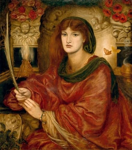 Poster Graffiti Sibylla Palmifera Rossetti pour Sublimer le Salon 60x90cm