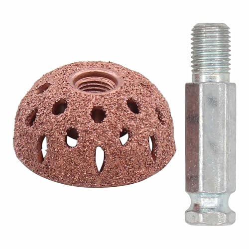 Image of ApplianPar 38mm Tire Buffer Wheel, Tire Repair Grinding Head Abrasiveness Coarse 70 Grit Buffing Wheel with Linking Rod