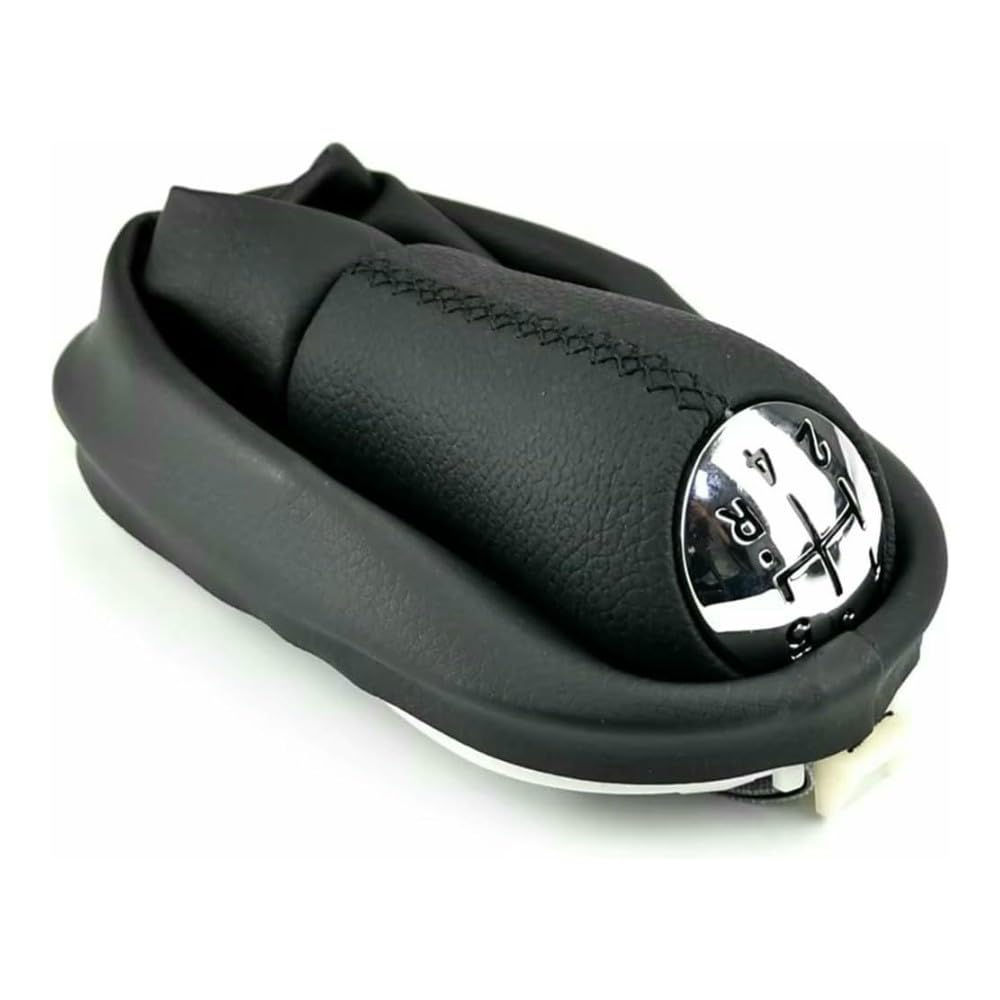 GZNBB Car Manual Gear Shift Knob Boot Cover Gaiter Lever Shifter Handle Stick, for Scenic II 2003-2006 for Clio III 2005-2009