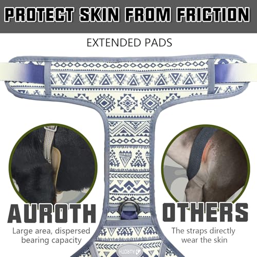 Image of AUROTH Dog Harness for Small Medium Dogs, Tactical No Pull Dog Vest