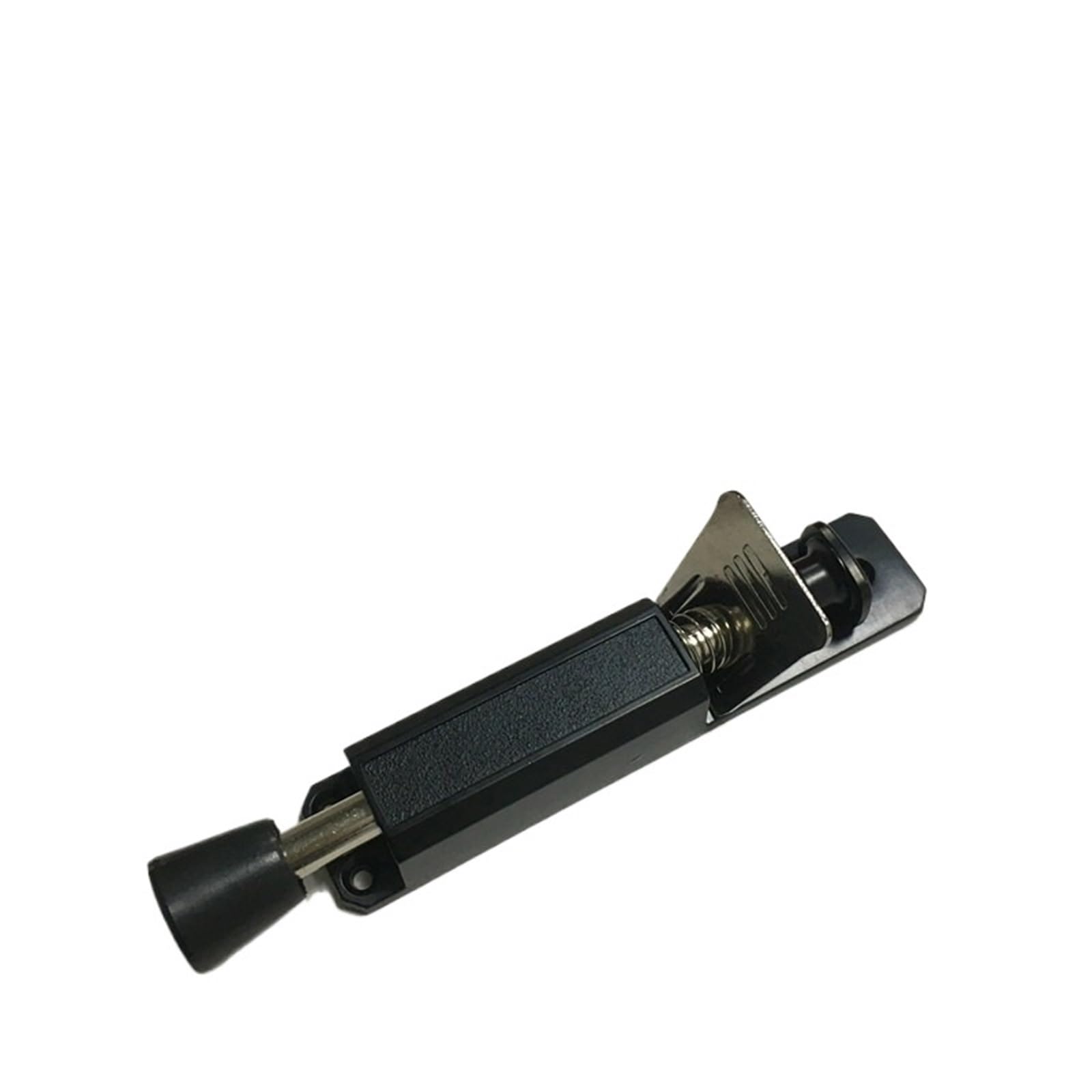 Door Stop Telescopi Door Stopper Bathroom Stop Metal Kickdown Stops with Foot Brake Wedges Wall Protector Home Hardware Tools(Black)