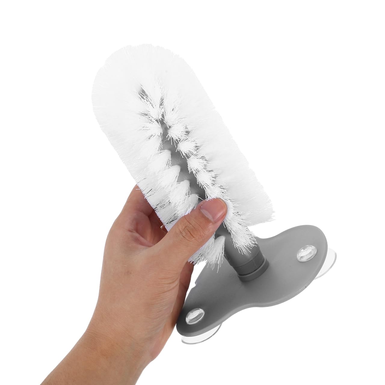 Spazzola per la pulizia delle tartarughe con ventosa forte, spazzola multifunzione per la pulizia della schiena e massaggio per sane tartarughe, design innovativo con setole