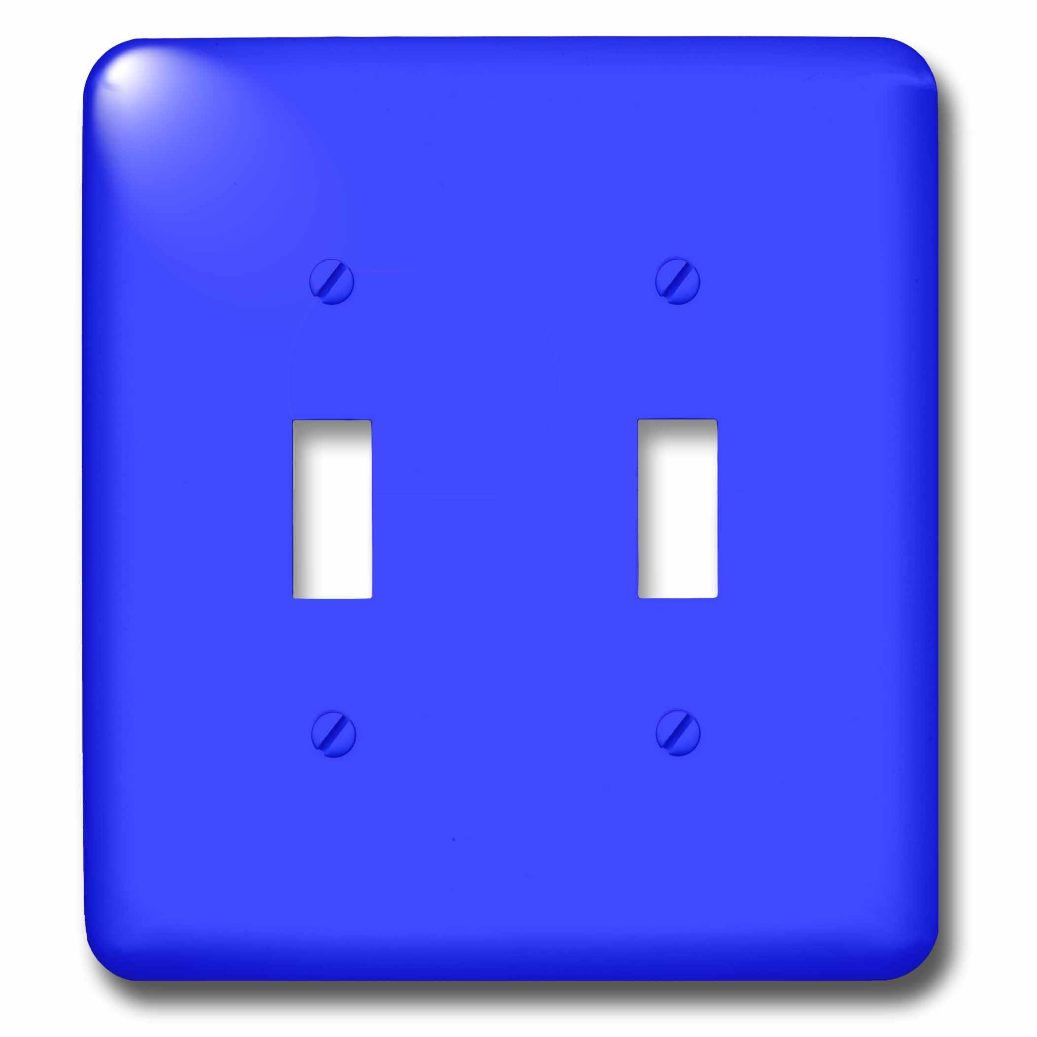 Interruptor doble azul royal de diseño patriótico 3dRose lsp_39307_2 para pared