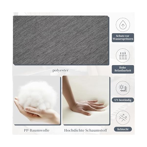 Kebnor Gartenlounge-Set für 7 Personen Grau