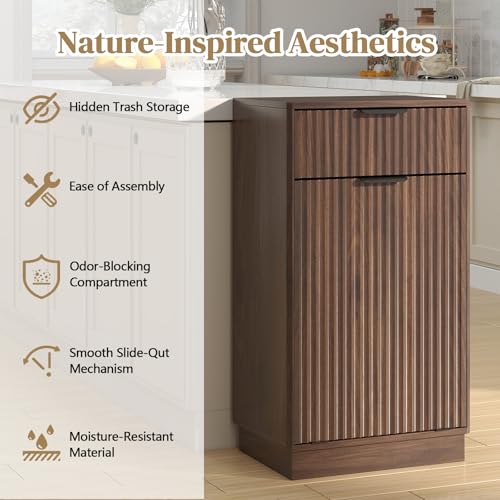 Mueble Basurero Inclinado Moderno Anwick 10 Galones miniatura 3
