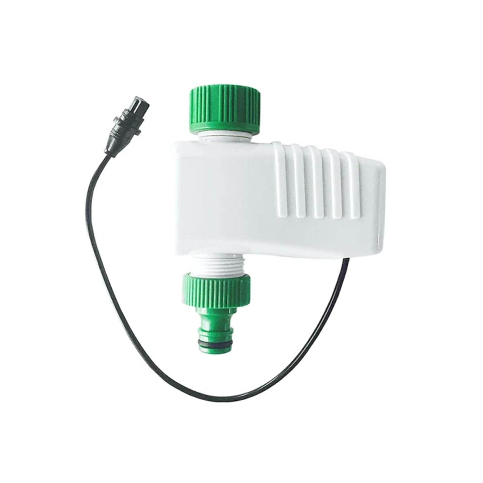 ATGOGKOWH Garden Automatic 4-Zone Irrigation Watering Timer, Controller System with 2 Solenoid Valve Programmer