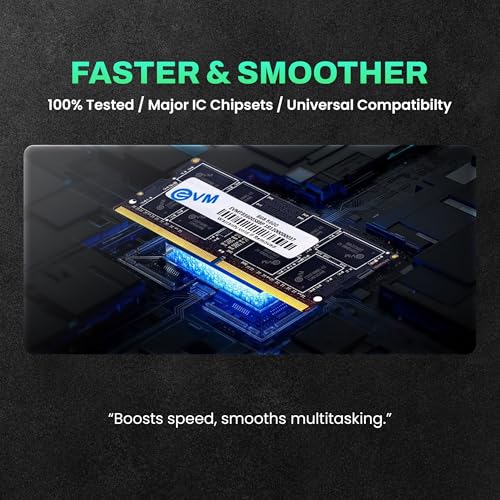 Image of EVM 8GB 5600 MHz High-Performance DDR5 Laptop RAM, Ultra-Fast Memory Upgrade, 288-Pin Long DIMM, 10-Year Warranty (EVMT8G5600U88P)