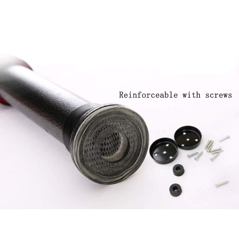Barra Orizzontale, Leva per Allenamento di Forza Portatile/da Parete per Telaio Porta, trazioni e Flessioni, Palestra Domestica, Nera, 80-130 cm