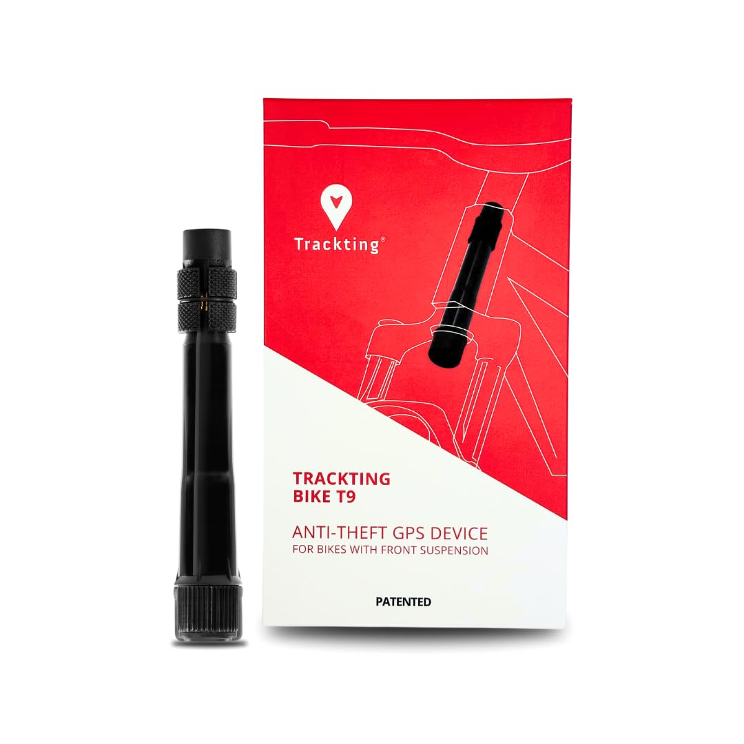 Tracking Bike T9 GPS Tracker avec Carte SIM | abonnement annuel requis | Tracker vélo antivol avec détecteur de Mouvement, Batterie Rechargeable USB-C, Suivi en Temps réel en Cas de vol