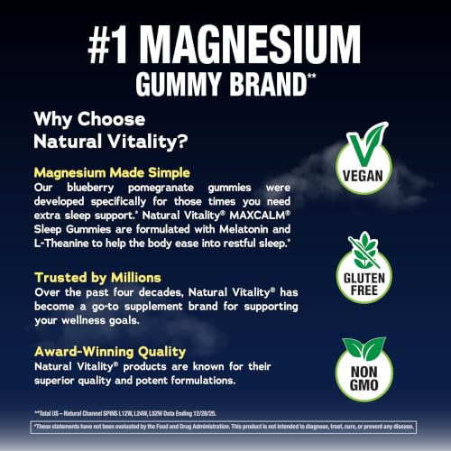 Natural Vitality Sleep Magnesium Gummies