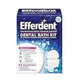 Efferdent Retainer & Denture Cleaner Tablets and Dental Bath, 4 Tablets (Pack of 2)