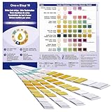 30 Stück One+Step Urin Teststreifen für 10 Parameter I Mit Farbkarte für genaues hygienisches Ablesen I Keton, Glukose, Bilirubin, spez. Dichte, Blut, pH, Protein,...