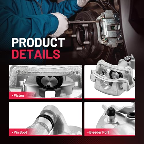 Image of BDFHYK 19-B6789 19-B6788 Rear Disc Brake Caliper Assembly Compatible with Hyundai Elantra GT Veloster 2012-2017, Compatible with Kia Forte /Forte Koup /Forte5 2014-2018, 1.6L 1.8L 2.0L L4 GAS 2pcs
