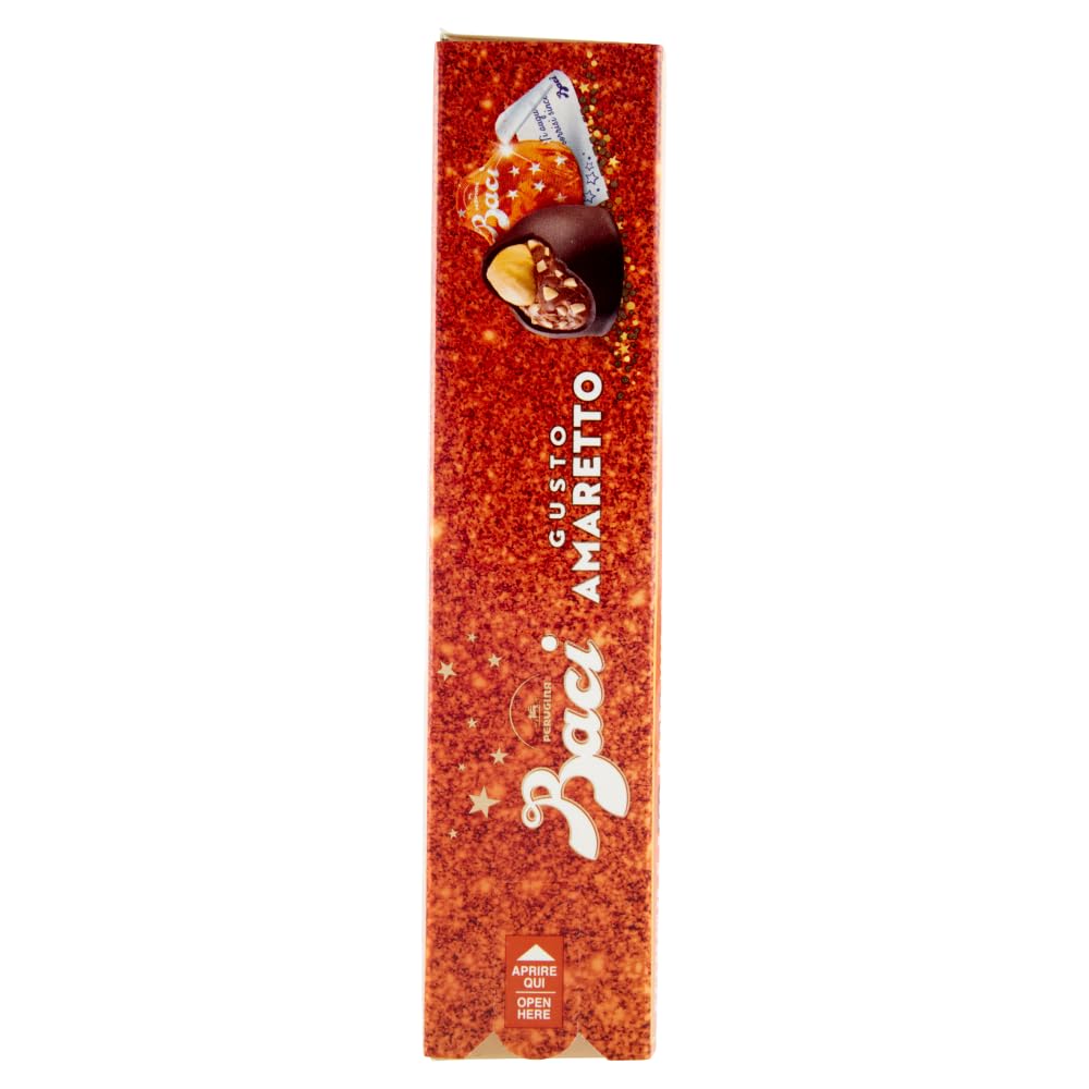 6x BACI PERUGINA Gusto Amaretto Dunkle Schokolade gefüllt mit Gianduia- und Amaretto-Keks Geschmack,150g Box + Italian Gourmet Polpa di Pomodoro 400g Dose