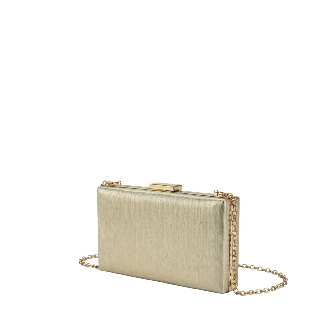 MODELISA - Bolso Clutch De Fiesta Elegante Efecto Metalizado Cadena De Hombro Boda Evento Ceremonia Para Mujer