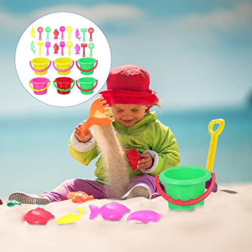 STOBOK 24 pezzi Mini Secchiello da spiaggia Set