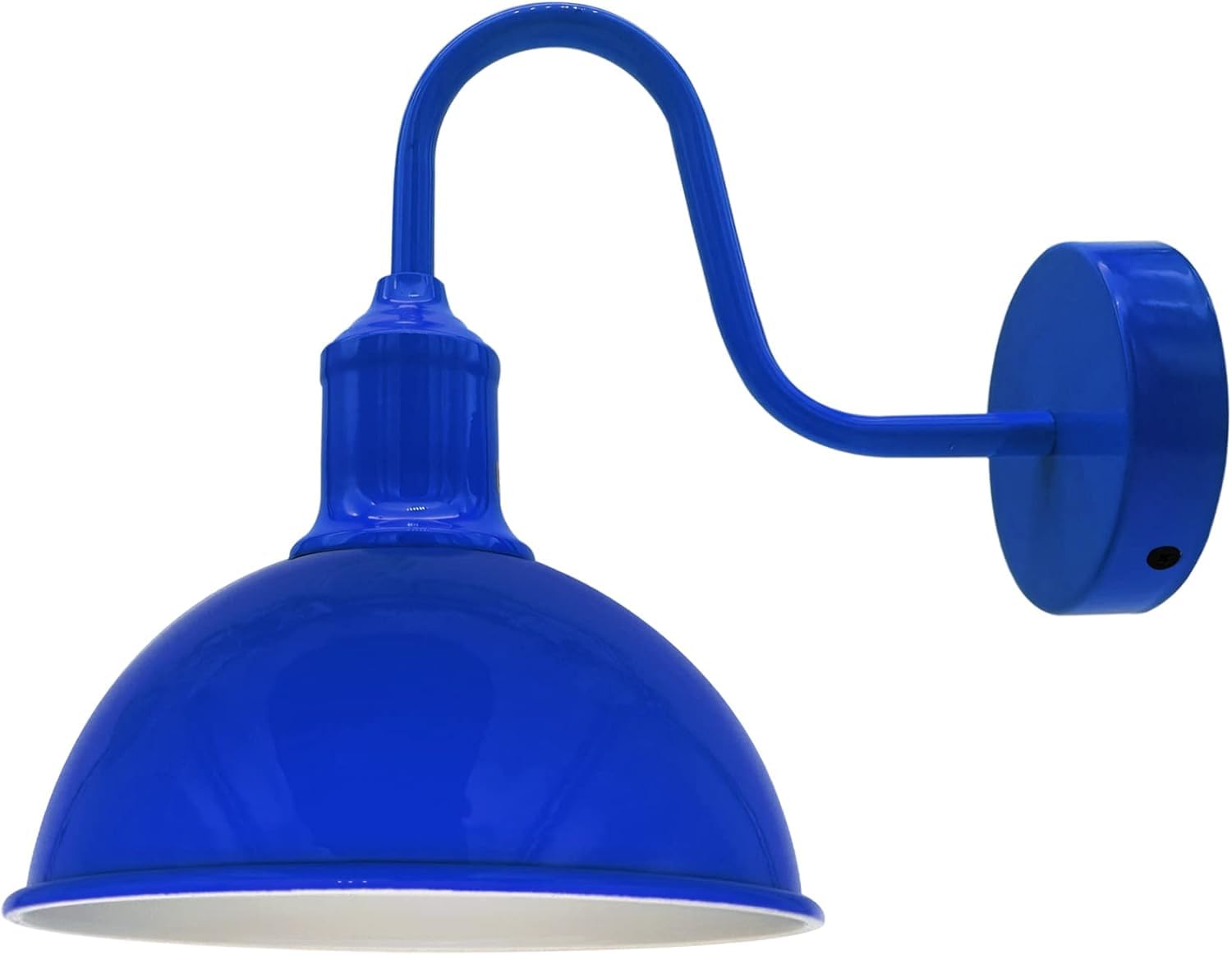 LEDSone Vintage Black Wall Sconce Light Fittings Metal Dome Shade Shape Indoor Light for Bedroom, Dining Room, Foyer, Garage, Guestroom