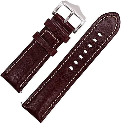 Bracelet de montre en caoutchouc noir 20mm idéal pour sessions de plongée