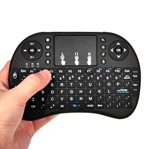 Mwk08 Mini Wireless Keyboard. 2.4Ghz Rechargable Multimedia Keyboard/Remote With Touchpad For Pc, Pad, Android Tv Box, Google Tv Box, Kodi/Xbmc, Xbox360, Ps3 & Htpc Iptv #TOP3
