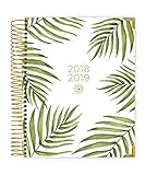 Bloom Daily Planners 2018-2019 Academic Year Hard Cover Vision Planner - Monthly and Weekly Column View Day Planner - (August 2018 - July 2019) - 7.5