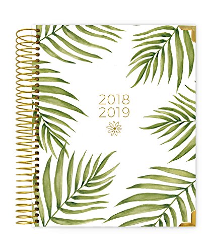 bloom daily planners 2018-2019 Academic Year Hard Cover Vision Planner - Monthly and Weekly Column View Day Planner - (August 2018 - July 2019) - 7.5
