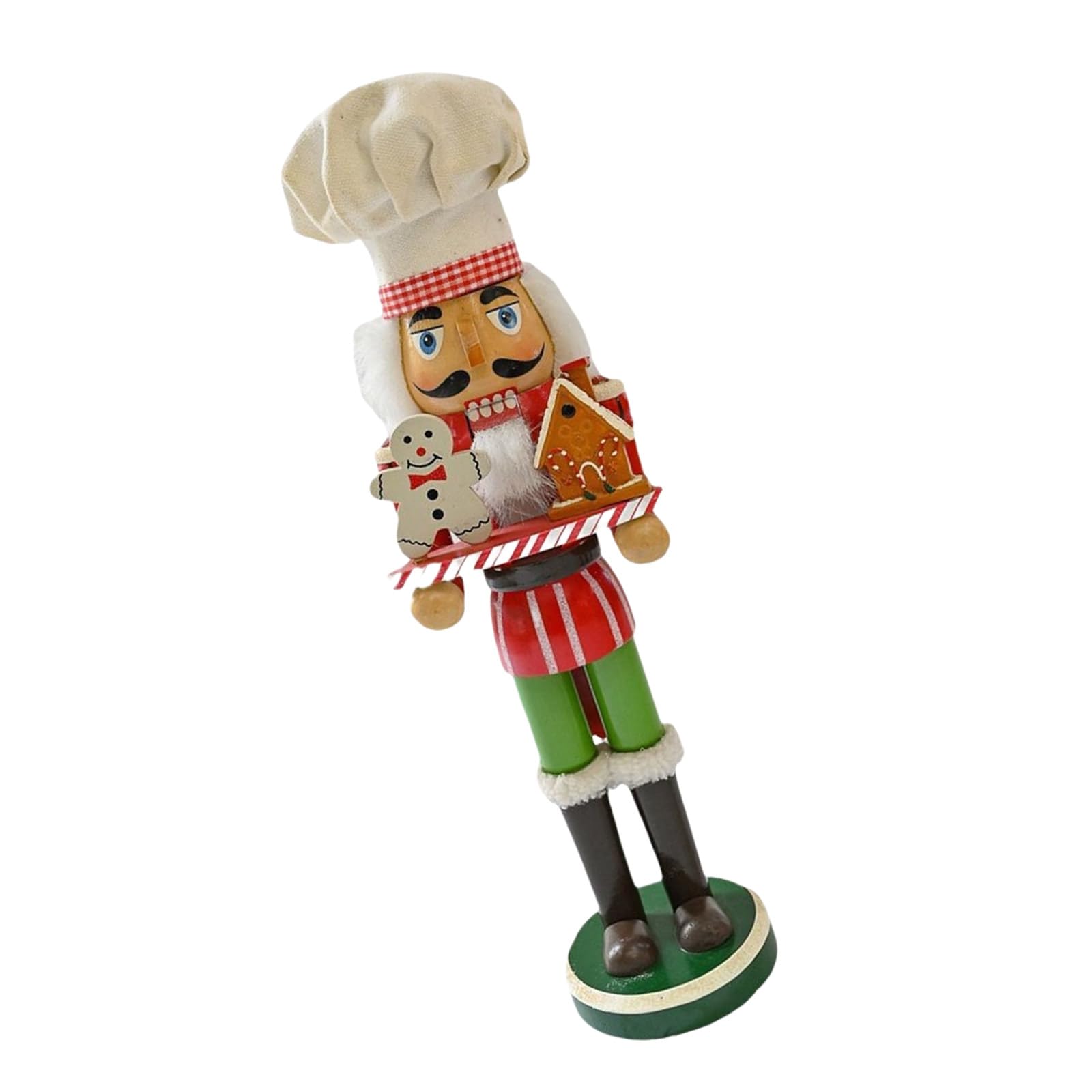 Kalttoy Multicolor Multipurpose Christmas Nutcrackers Soldiers Sturdy Wood Figures For Seasonal Fireplaces Embellishment Home Decoration Festival Home Accent