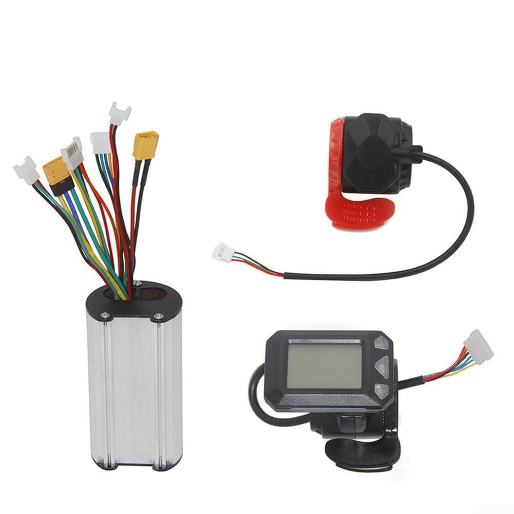 Kit de control del acelerador E-Scooter de 36V 350W con pantalla LCD y botonera para patinete