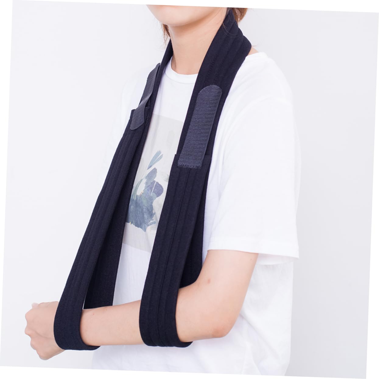 Breathable Elbow Pads Sling Shoulder Brace for Broken Arm Support Adjustable Arm Sling for Shoulder Immobilizer Ergonomic Fixed Strap Xl