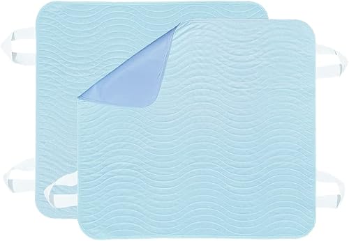 Miniatura 8 de Paquete de 2 almohadillas de cama para posicionamiento de incontinencia, almohadillas de cama con asas para elevación y transferencia,