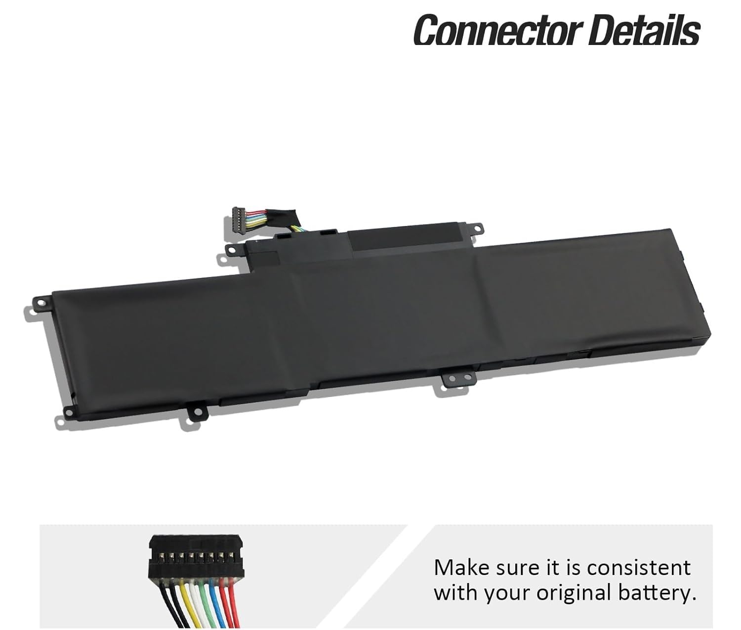 WeFly L17M3P55 L17C3P53 L17L3P53 Laptop Battery Compatible for