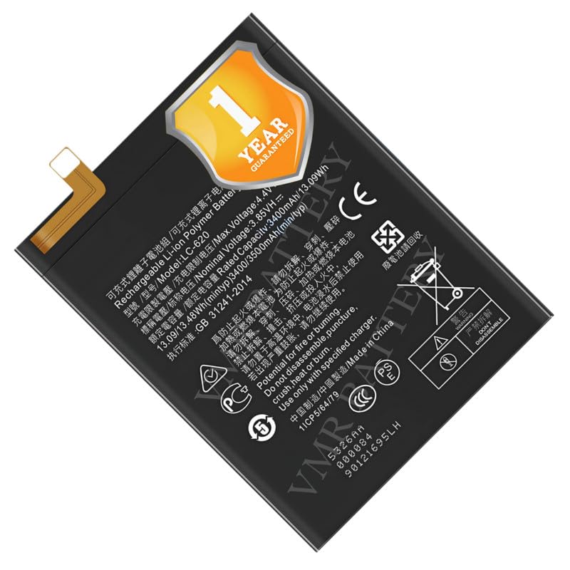 Image of Original LC-620 Battery Compatible for Nokia 6.2 (TA-1187, TA-1198, TA-1200, TA-1201) | Nokia 7.2 (TA-1178, TA-1181, TA-1193, TA-1196) - (3500mAh) - 1 Year Warranty K7