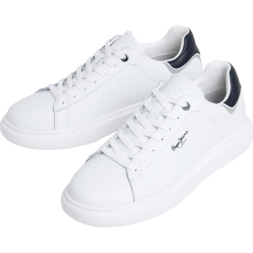 Pepe Jeans Zapatillas de Piel Eaton One Blanco