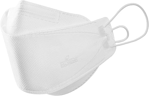 BOTN 10 cubrebocas KF94 de protección y seguridad para adultos, filtro de 4 capas y diseño 3D, correa ajustable, calidad premium y fabricado en Corea