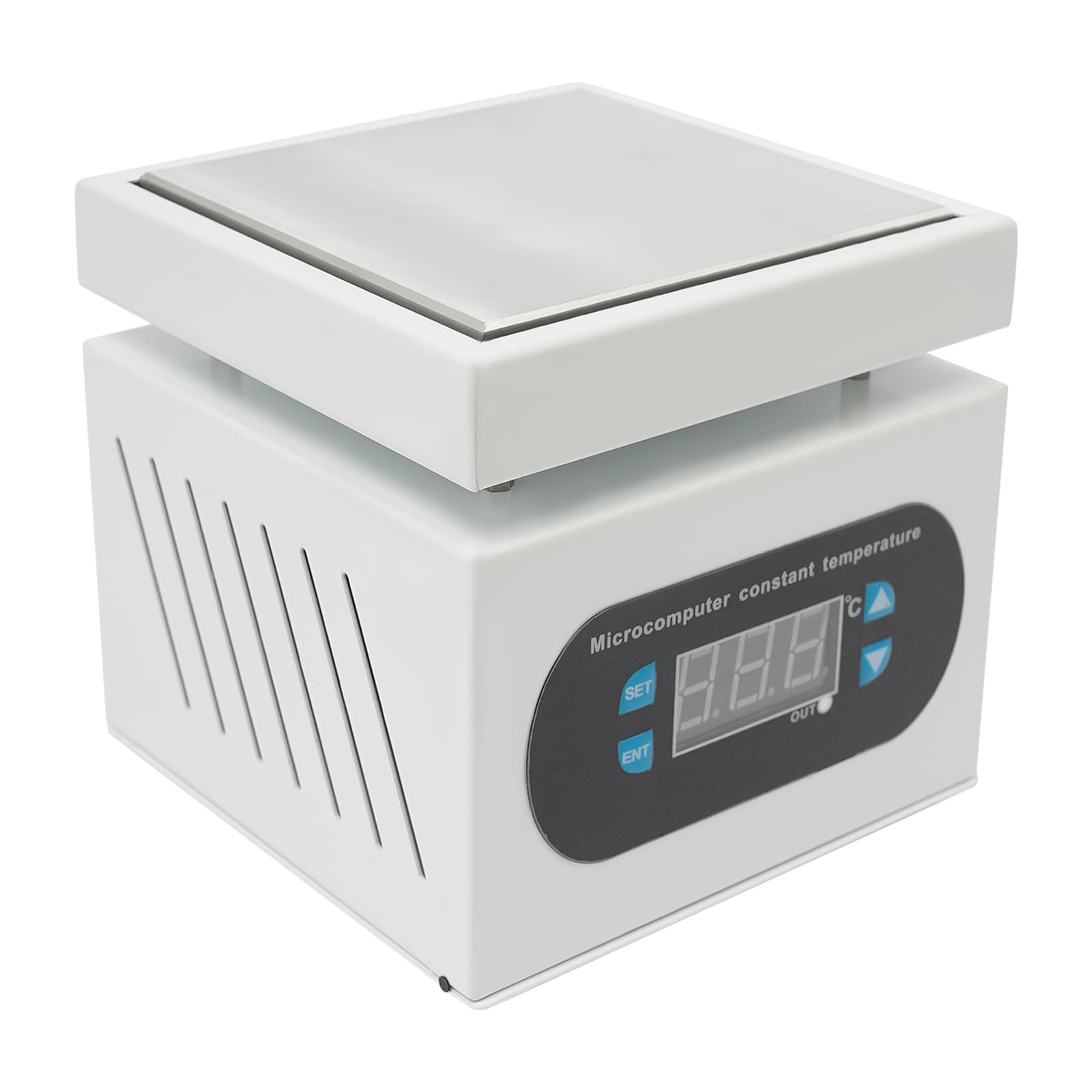 Lötstation Heizplatte - 350W Elektrische Vorwärmstation mit LED-Anzeige & Mikrocomputer | Schweißstatio Rework Heater für SMD-Löten bis 400 ℃ - Heizplatte für Reparaturarbeiten (100 x 100mm)