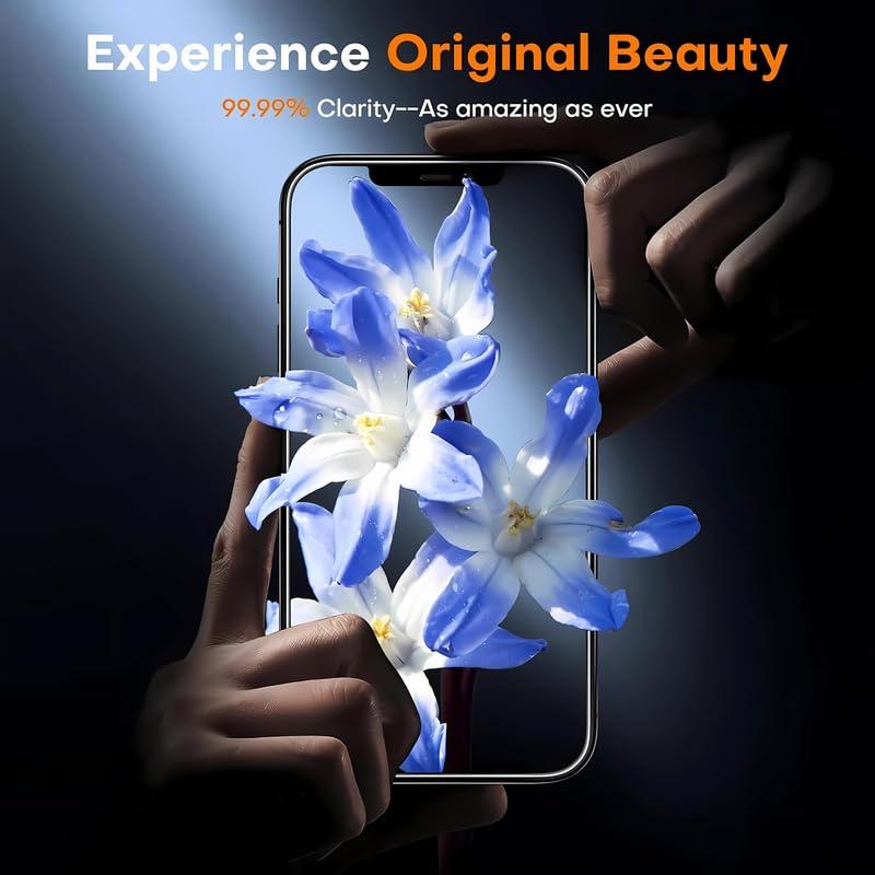 Image of OHAYO Tempered Glass Screen Protector Compatible with iPhone 13 Mini (5.4 inch) - 9H Hardness, HD Clear, Bubble-Free Installation, Scratch & Impact Resistant, Case Friendly