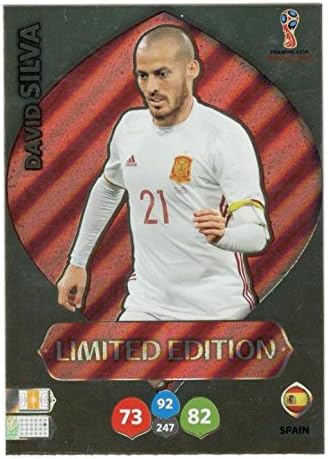 FIFA WORLD CUP 2018 ADRENALYN XL Russia - David Silva Premium Limited Edition Trading Card - Spain
