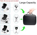 Original LCD Digital Microscope Carrying Case, Ultra Big Size Storage Bag Box for USB/WiFi/LCD Screen Handheld Portable Microscope Camera Endoscope Magnifier Pocket Microscope
