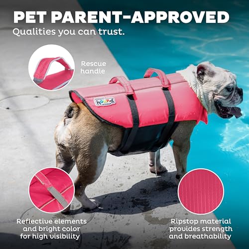 Outward Hound Granby Splash Pink Hundeschwimmweste, Größe XS