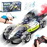 Flexibles fahren: Das RC-auto mit allradantrieb fährt in alle richtungen, driftet sogar seitwärts, vollführt 360°-Drehungen, klettert in 45°-Schritten an hängen hinauf und wechselt flexibel die richtung in beide seitenrichtungen, um mit dynamischen veränderungen auf der straße fertig zu werden, was den fahrspaß des RC-Autos erhöht, Der automatische demonstrationsmodus hilft anfängern, alle fahrmodi kennenzulernen, kinderaugen fesselt.