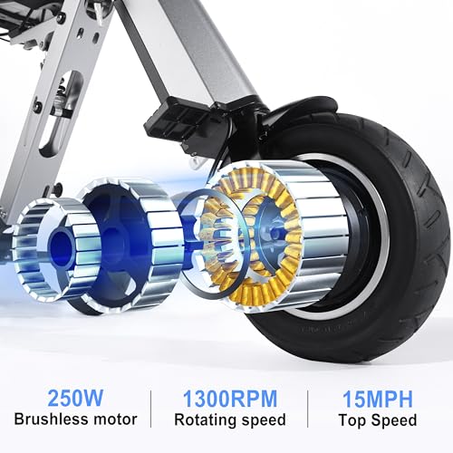 TopMate ES35 Powered Electric Scooter 3 Wheels Foldable