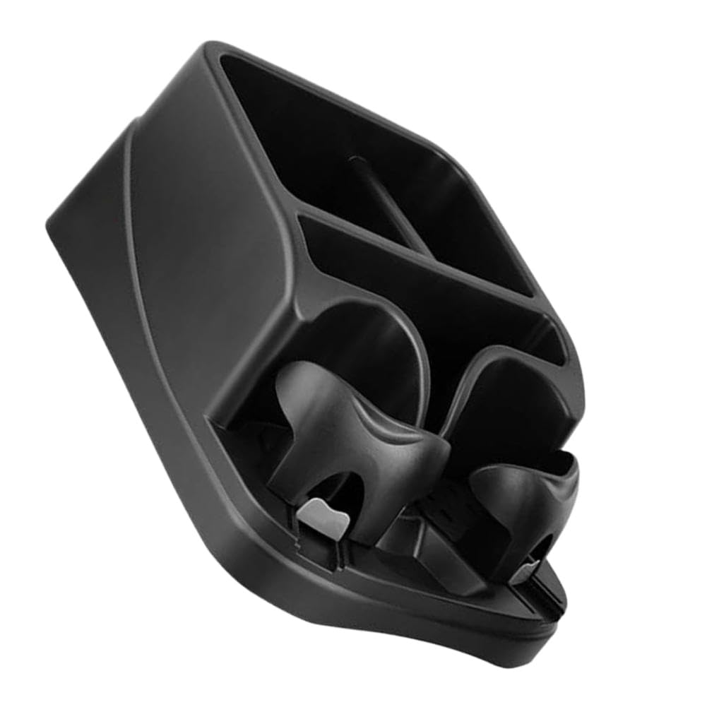 Organizador de Asiento de Coche para Viajes Diarios con Dos Portavasos Ajustables Accesorio Compacto