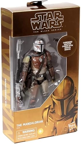 Star Wars The Black Series - The Mandalorian carbonizado de 6 pulgadas (exclusivo de objetivo).