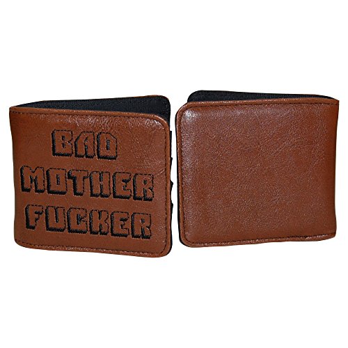 Preisvergleich Produktbild Pulp Fiction Geldbörse Geldbeutel Portemonnaie Bad Mother Fucker braun Leder