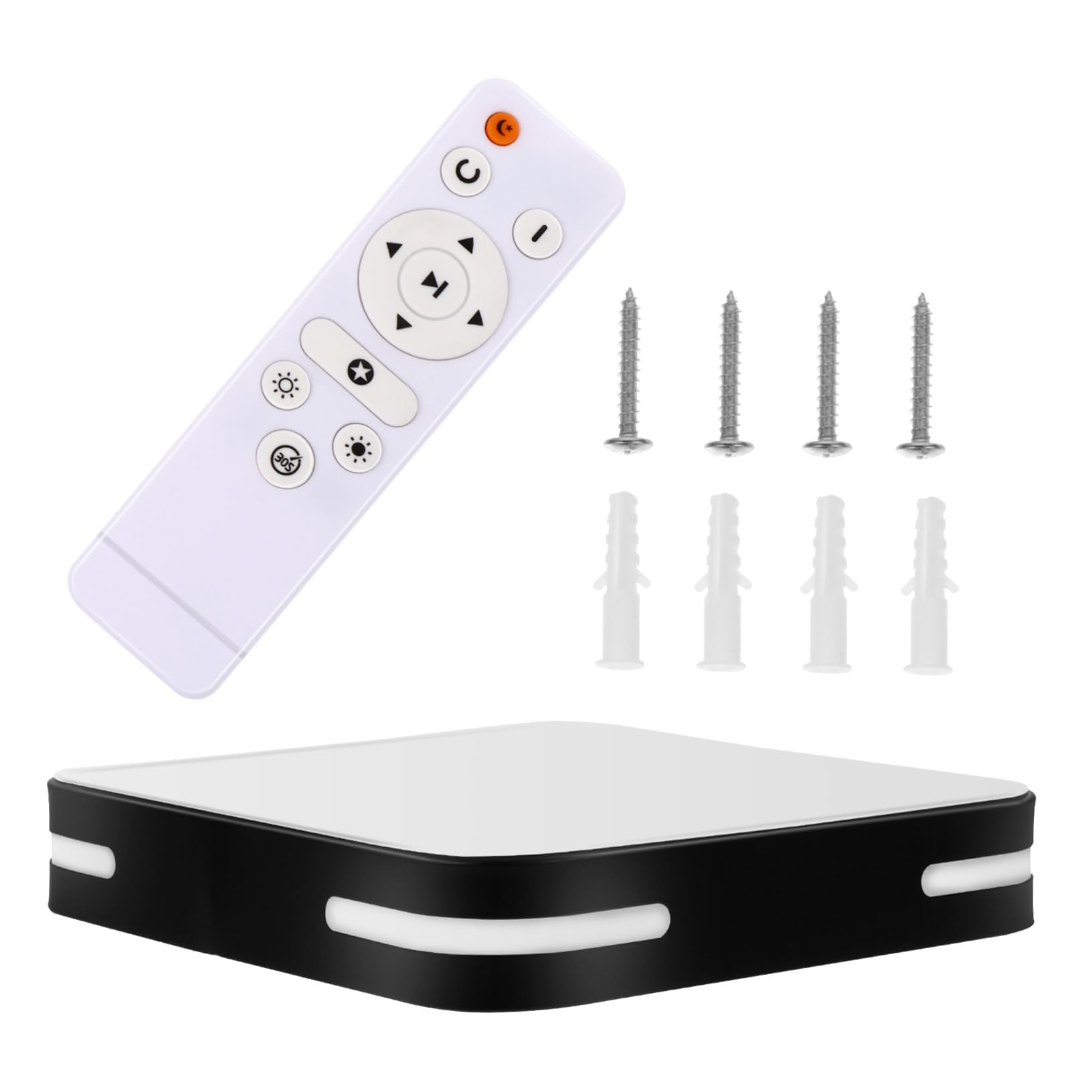 Gatuida Plafonnier Carré Led Ultrafin 30x30 Cm Avec Télécommande 18w X2 Et Décoratif Éclairage Intérieur Bureau Salon Chambre Moderne