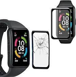 Kit 1 Película 3D Gel + Wipe para Huawei Band 6/7/8/9 ou Honor Band 8